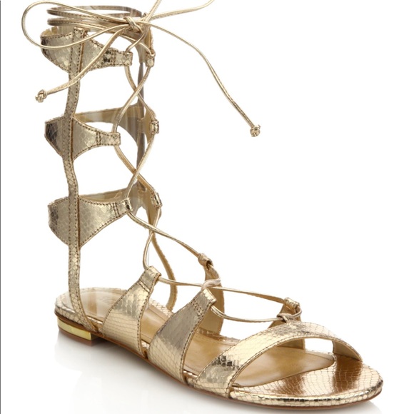 Erlina Metallic Sandals - Picture 1 of 3